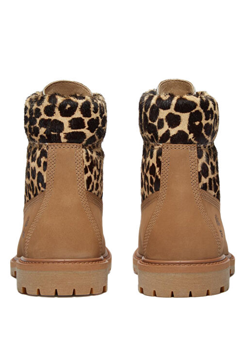 Premium 6 Inch Bej Kadın Deri Sneaker - Görsel 7