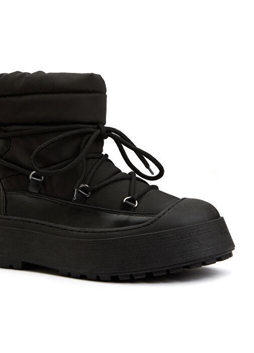 Siyah Kadın Deri Bot - Görsel 7