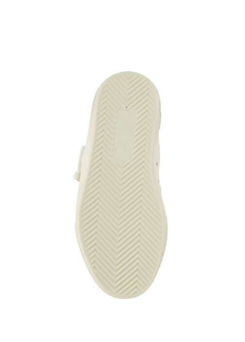 May Beyaz Unisex Çocuk Deri Sneaker - Görsel 6