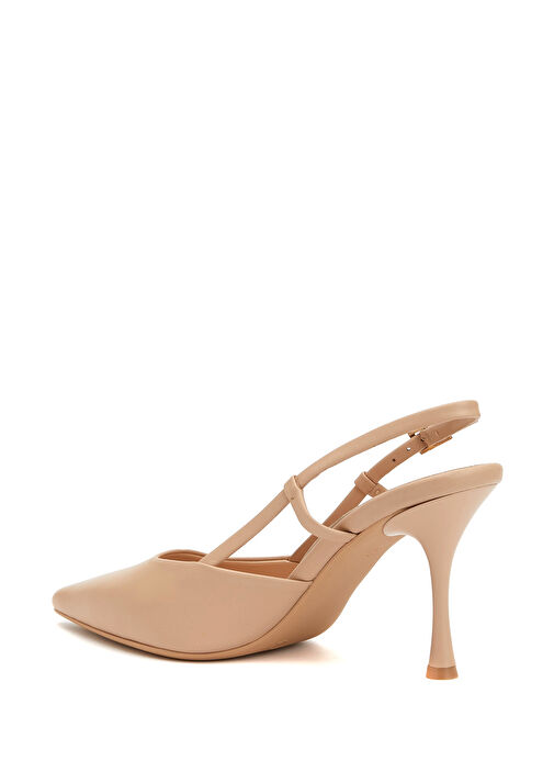 Network Network Nude Deri Topuklu Ayakkabı Beymen'de! Nude - 4. görsel