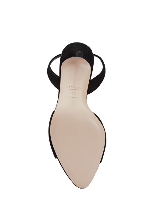 Beymen Collection Beymen Collection Essential Siyah Kadın Süet Sandalet Sandalet & Terlik | Beymen Siyah - 6. görsel