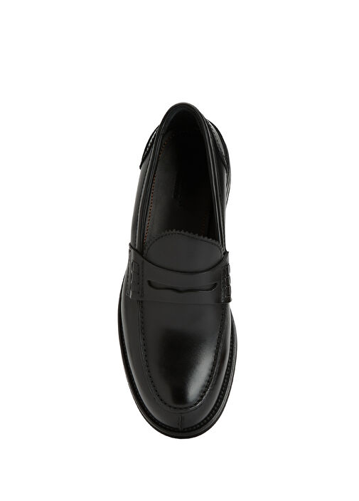 Kahverengi Bantlı Erkek Deri Loafer - Görsel 5