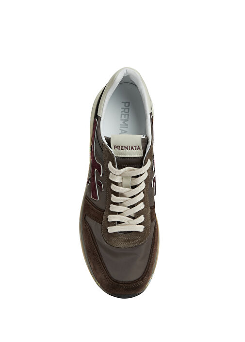 Mick Kahverengi Erkek Deri Sneaker - Görsel 5