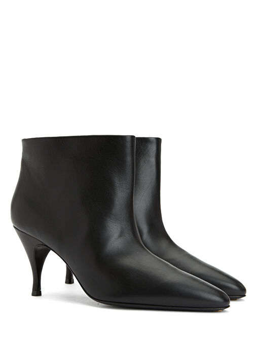 Siyah Kadın Deri Bot - Görsel 3
