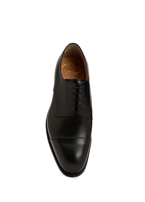 Siyah Bağcıklı Erkek Deri Ayakkabı - Görsel 5