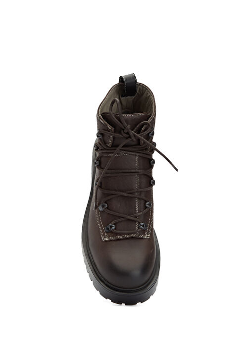 Mccoy Koyu Kahverengi Erkek Deri Bot - Görsel 5