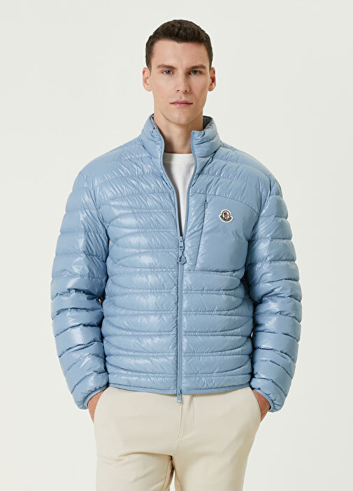 Light Blue Moncler Light Blue Men Light Blue Puff Coat 1517318 Beymen