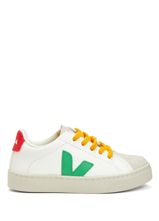 Esplar Chromefree Beyaz Unisex Çocuk Deri Sneaker - Görsel 2