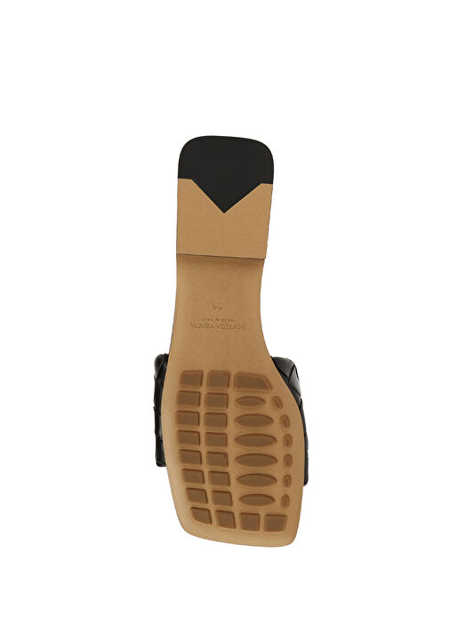 Siyah Kadın Deri Terlik - Görsel 6