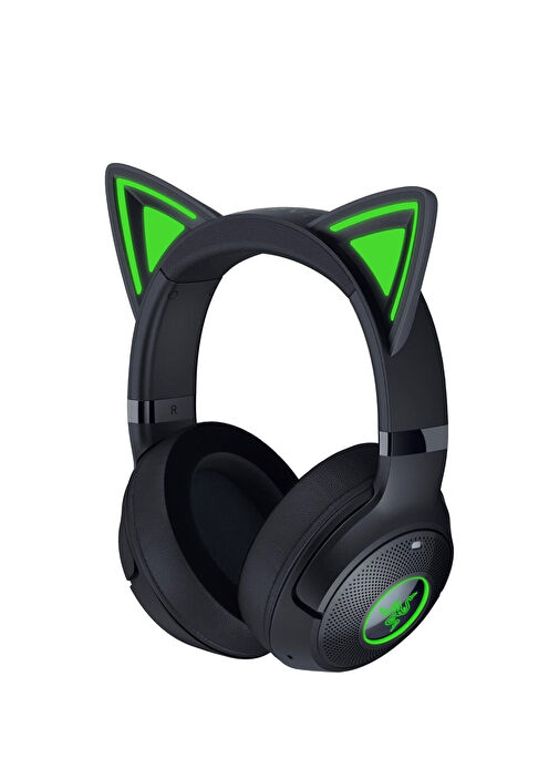 Razer Kraken Kitty Edition - ブラック Razer Kraken Kitty V2 Pro - Değiştirilebilir Kulaklı Kablolu RGB