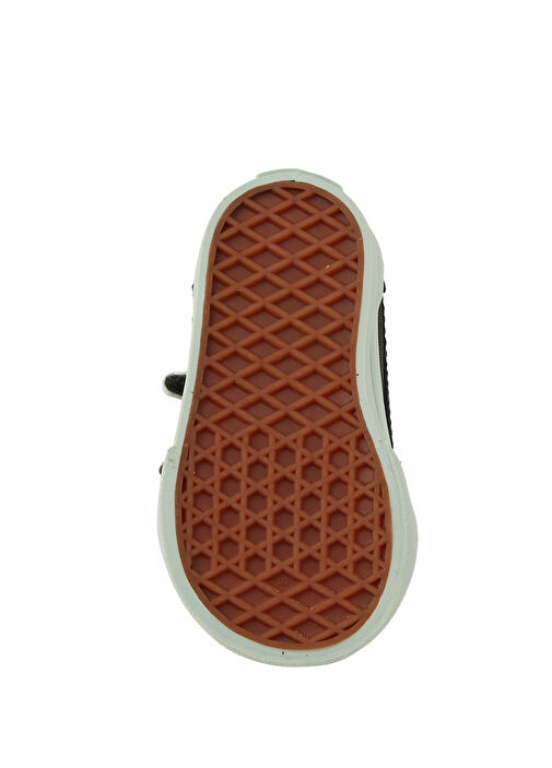 Old Skool Bolt Strap Siyah Beyaz Deri Sneaker - Görsel 6