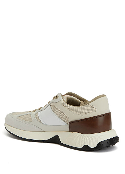 Bej Logo Detaylı Erkek Sneaker - Görsel 4
