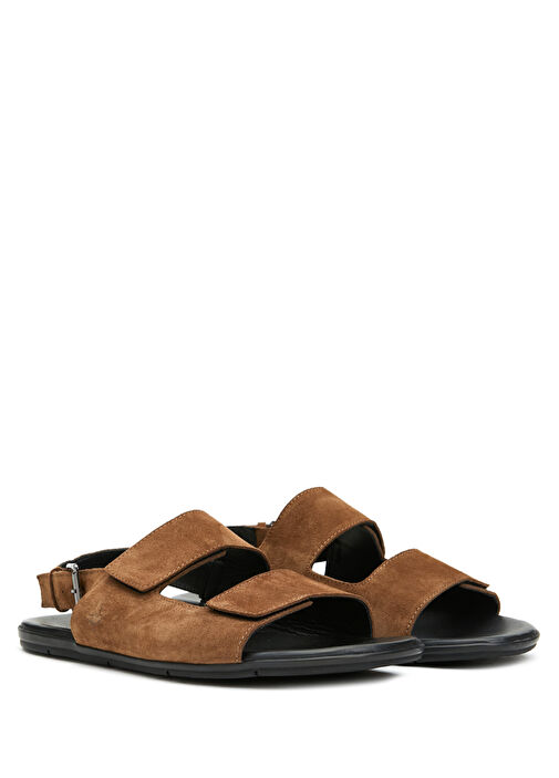 Taba Erkek Deri Sandalet - Görsel 3