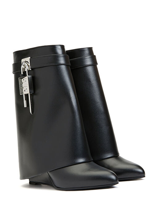 Givenchy Siyah Kadın Shark Lock Siyah Kadın Deri Bot 1504987 | Beymen