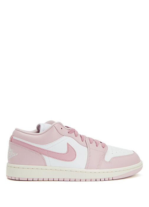 Nike Kirmizi-Pembe Kadın WMNS Air Jordan 1 Low Kadın Deri Sneaker