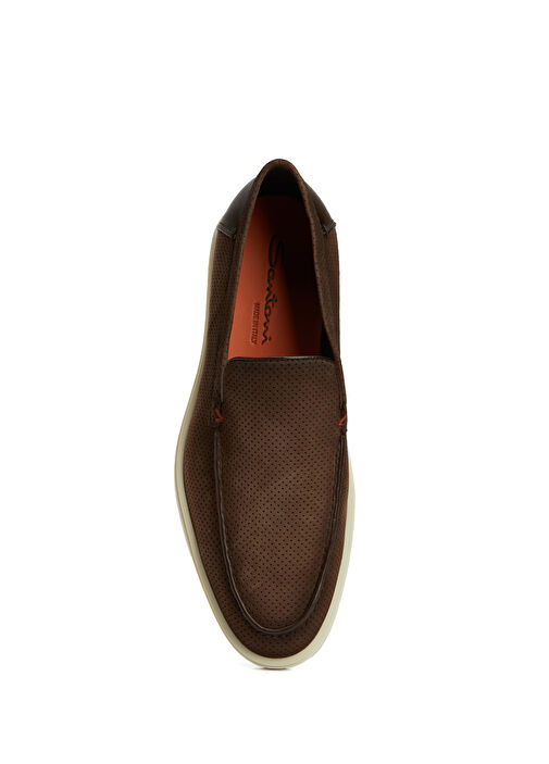 Kahverengi Erkek Deri Loafer - Görsel 5