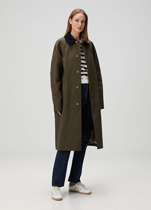A.P.C. - Gaspard Mac Koyu Haki Pardösü - Koyu Haki