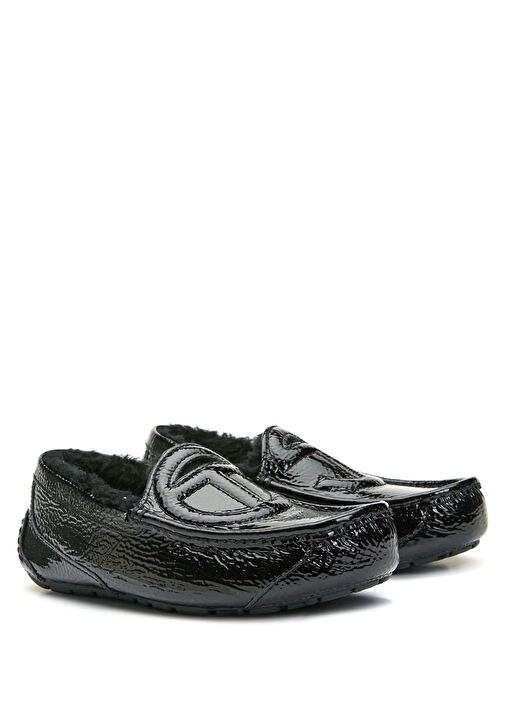X Telfar Crinkle Siyah Kadın Deri Ayakkabı - Görsel 3