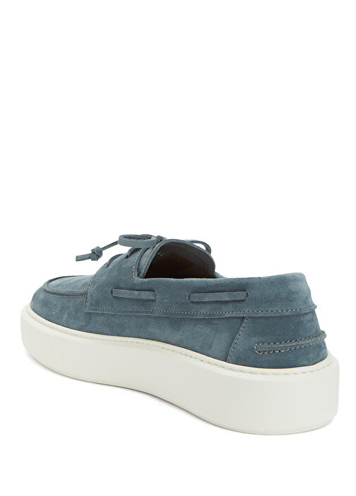 Ghibli Mavi Erkek Süet Sneaker - Görsel 4