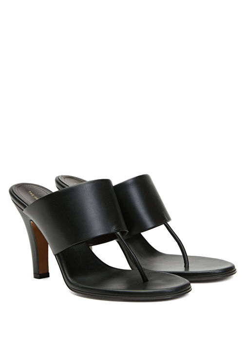 Signum Siyah Kadın Deri Terlik - Görsel 3