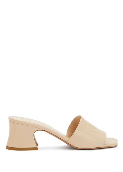 Flower Bej Kadın Terlik - Görsel 2