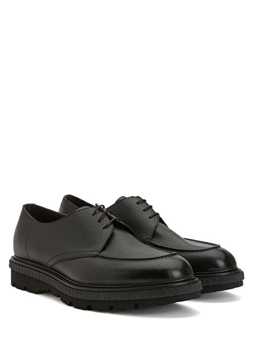Siyah Erkek Deri Ayakkabı - Görsel 3