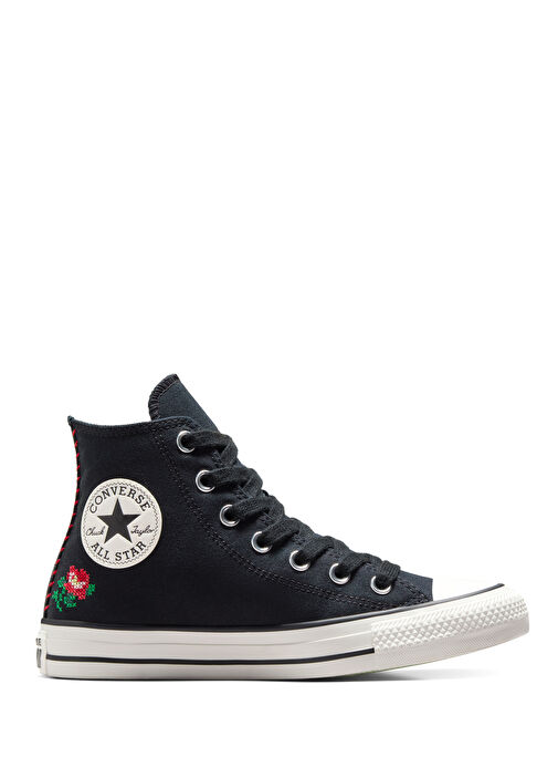 Chuck Taylor All Star Siyah Kadın Sneaker - Görsel 2