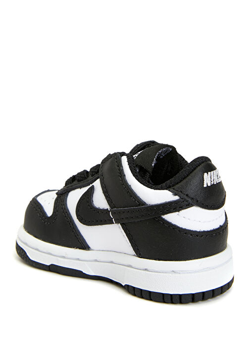 Dunk Low Beyaz Erkek Bebek Deri Sneaker - Görsel 4