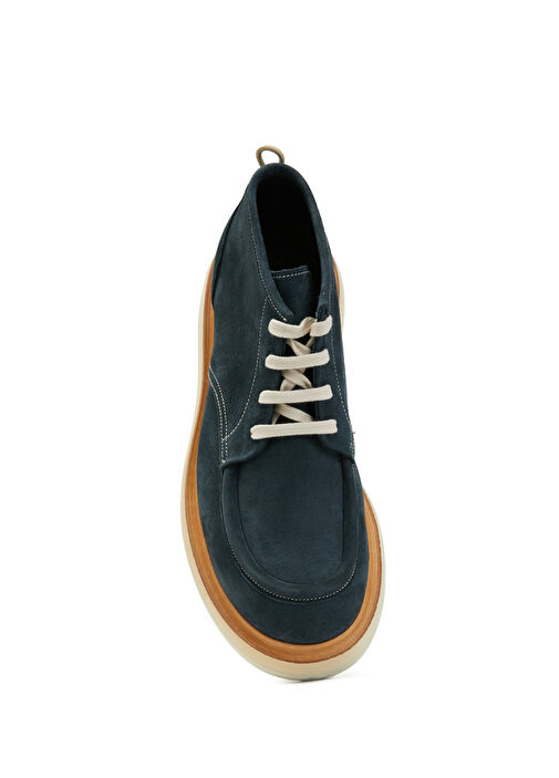Piuma Lacivert Erkek Deri Sneaker - Görsel 5