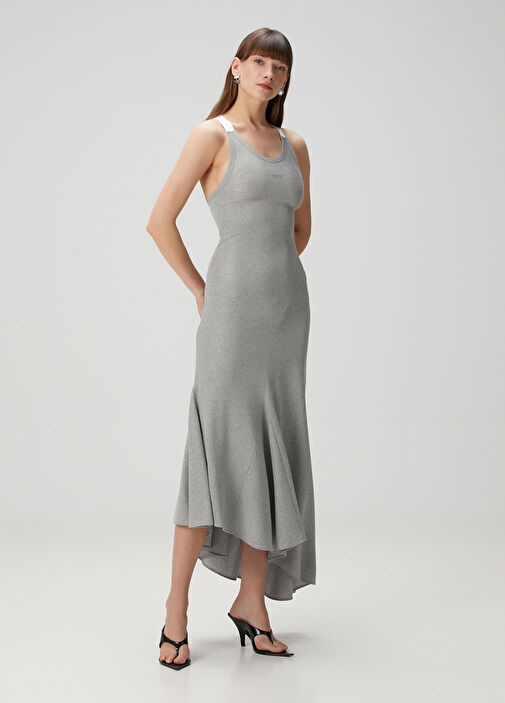 princess polly baby blue dress Off-White one-shoulder Asymmetric Dress | White main image 0