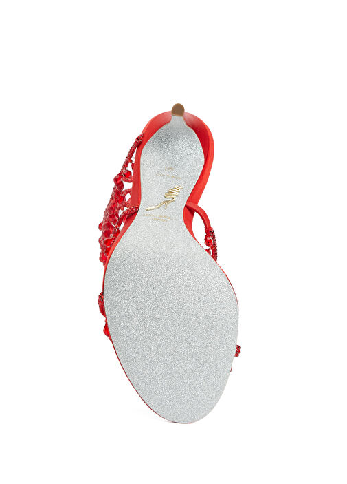 Kırmızı Kadın Sandalet - Görsel 6