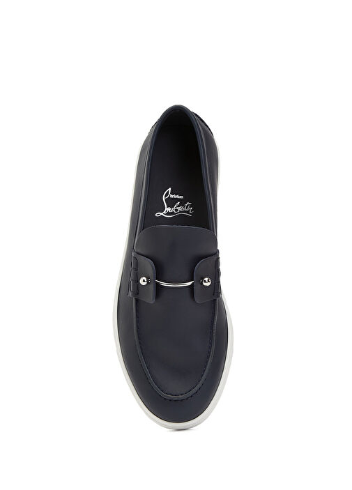 Christian Louboutin Lacivert Christian Louboutin Chambeliboat Erkek Deri Loafer