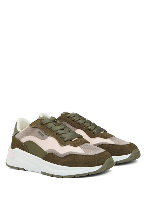 Yeşil Bej Erkek Sneaker - Görsel 3