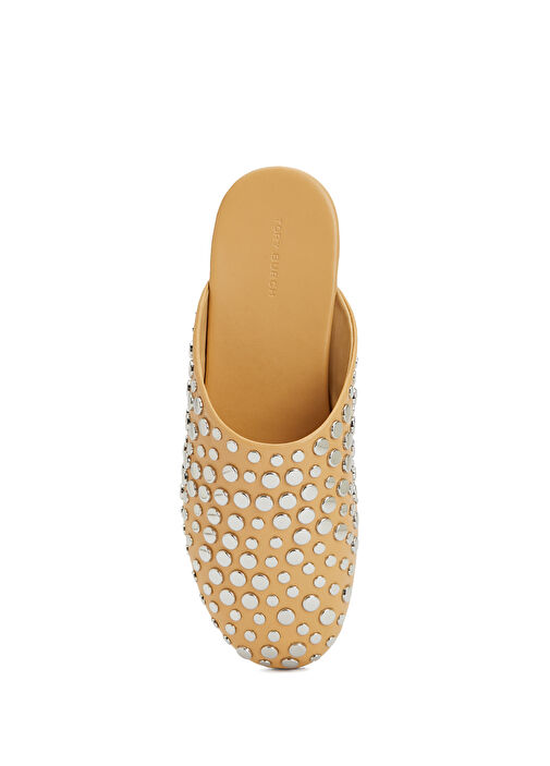 Silver Troklu Kadın Deri Terlik - Görsel 5