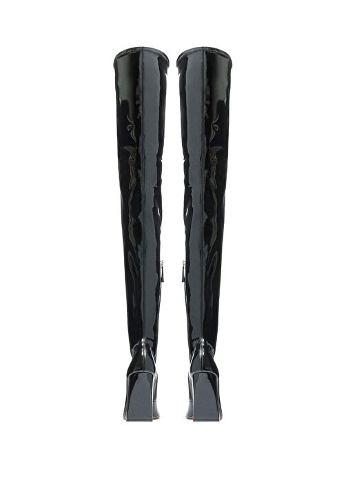 Marine Siyah Kadın Çizme - Görsel 4