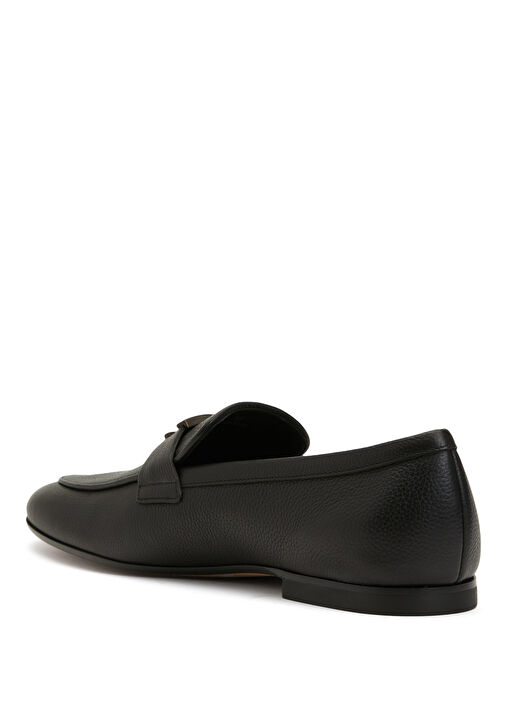 Siyah Erkek Deri Loafer - Görsel 4