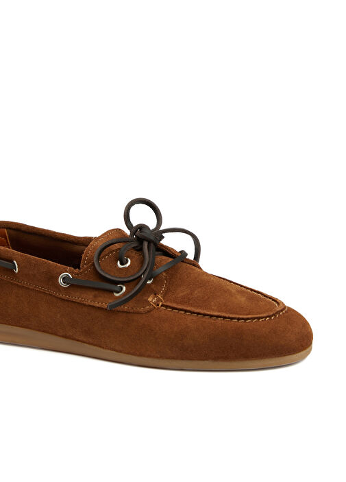 Taba Kadın Deri Loafer - Görsel 7