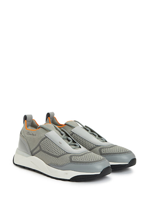 Açık Gri Çorap Formlu Erkek Sneaker - Görsel 3