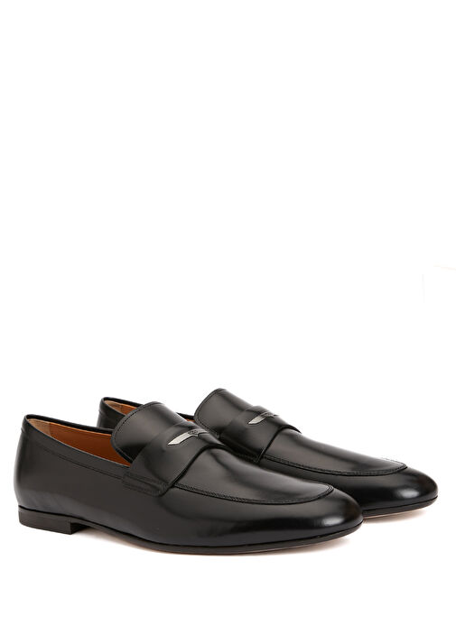 Siyah Erkek Deri Loafer - Görsel 3