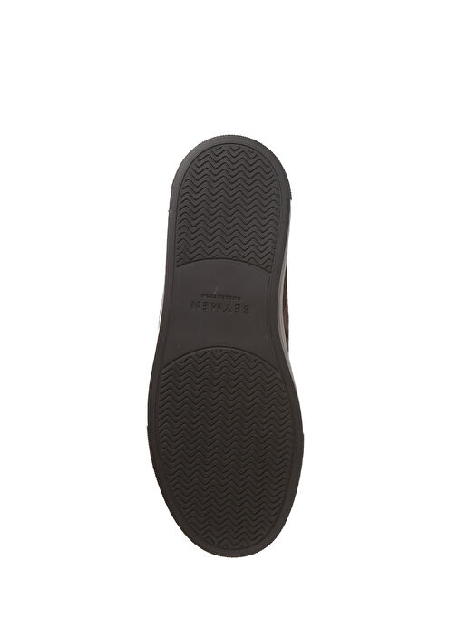 Kahverengi Lastik Detaylı Erkek Süet Sneaker - Görsel 6