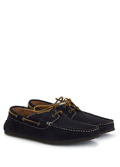 Lacivert Erkek Deri Loafer - Görsel 3