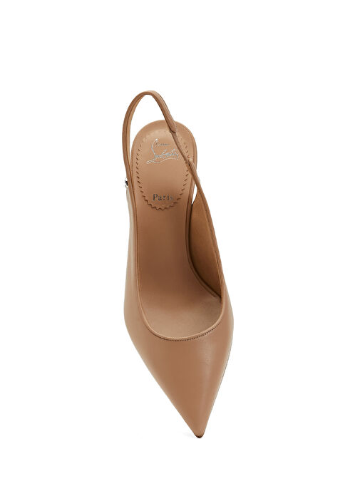 Sporty Kate Nude Deri Topuklu Ayakkabı - Görsel 5