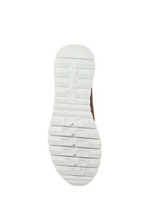 Kahverengi Kadın Kaşmir Sneaker - Görsel 6