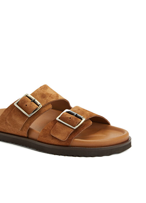 Taba Kadın Süet Terlik - Görsel 7