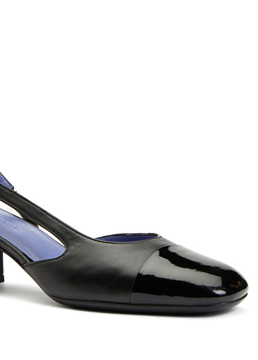 Siyah Kadın Deri Gova - Görsel 7