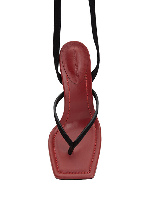 Christopher Esber Christopher Esber Frida Kırmızı Siyah Kadın Deri Sandalet Sandalet & Terlik | Beymen Kırmızı Siyah - 4. görsel