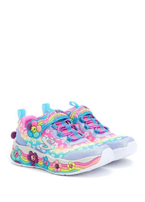 Flower Friends Çok Renkli Kız Çocuk Sneaker - Görsel 3