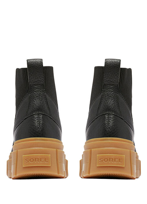 Caribou Siyah Kadın Deri Chelsea Bot - Görsel 5