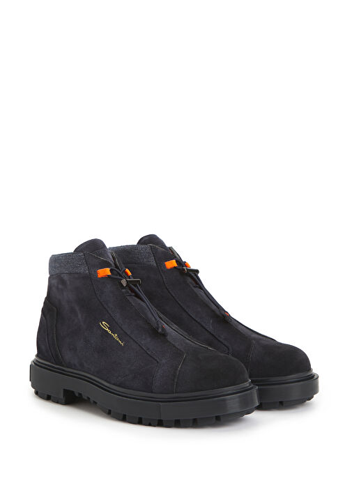 Saint Moritz Lacivert Erkek Deri Bot - Görsel 3