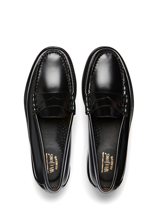 Siyah Erkek Deri Loafer - Görsel 3